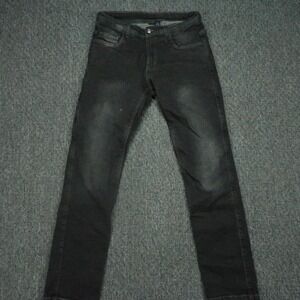 Street & Steel Jeans Mens 30x31 Black Moto Motorcycle Axial Stretch Knee Pads